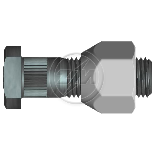 Prisioneiro de Roda com Porca M14-1,5 X 45,5/51,5 X Ch22 X H19 Caixa com 80 Unidades para KIA Bongo - ZM - 40.014.89