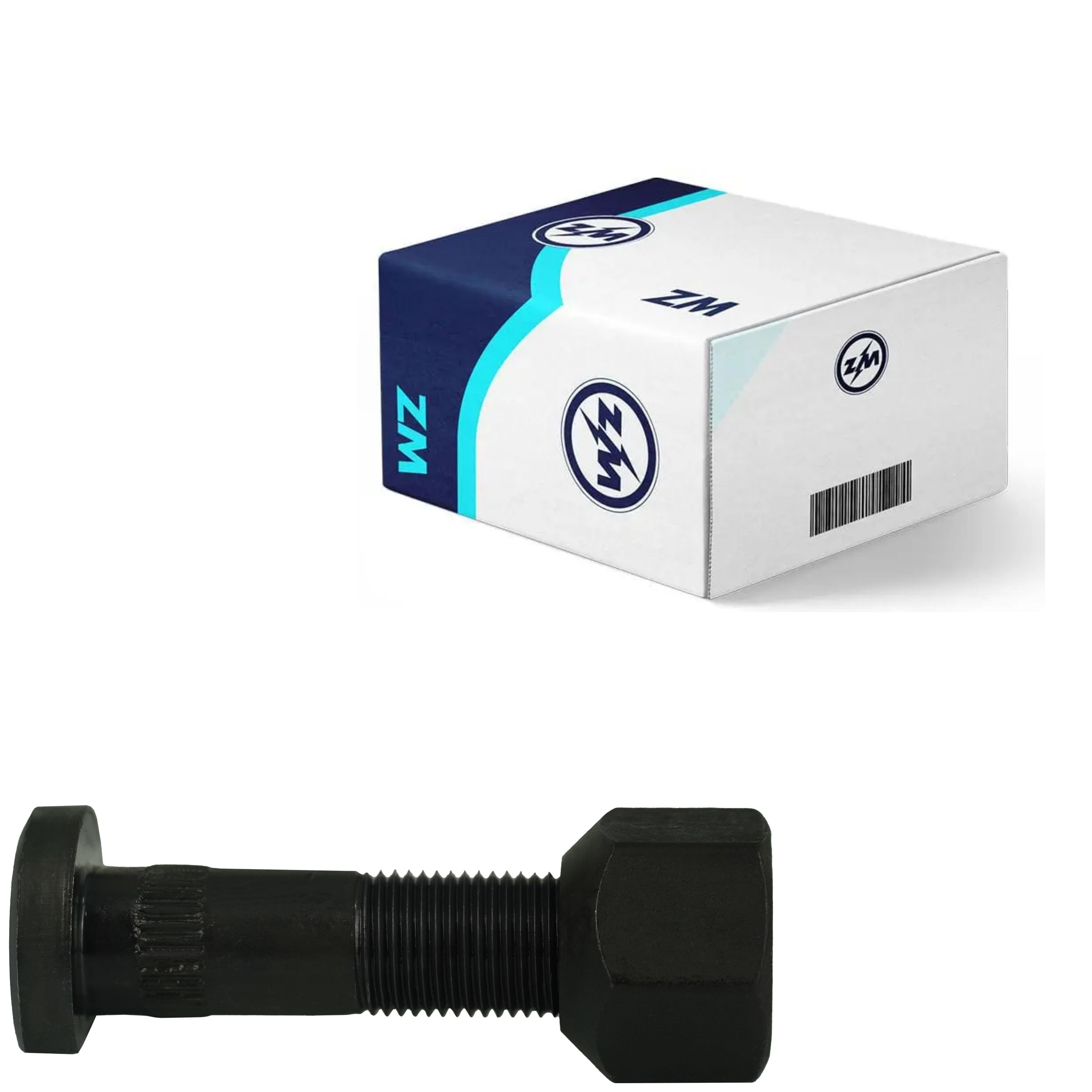 Kit 30 Parafuso Roda M16-1,5x73/80xCH27xH22,5 - ZM - 4001602