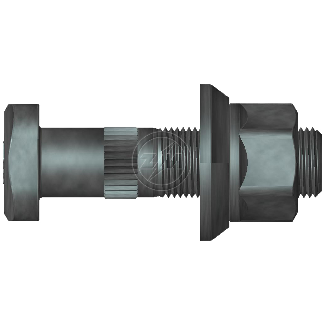 Prisioneiro de Roda com Porca M18-1,5 X 72/81 X Ch27 X H25 Caixa com 40 Unidades para Ford F-4000 - ZM - 40.018.40