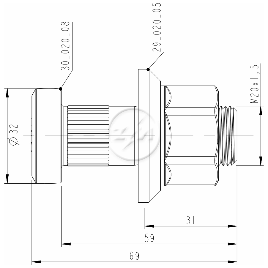 Prisioneiro de Roda com Porca Caixa com 12 Unidades para Mercedes-Benz Accelo 715 C e Accelo 915 C - ZM - 40.020.48