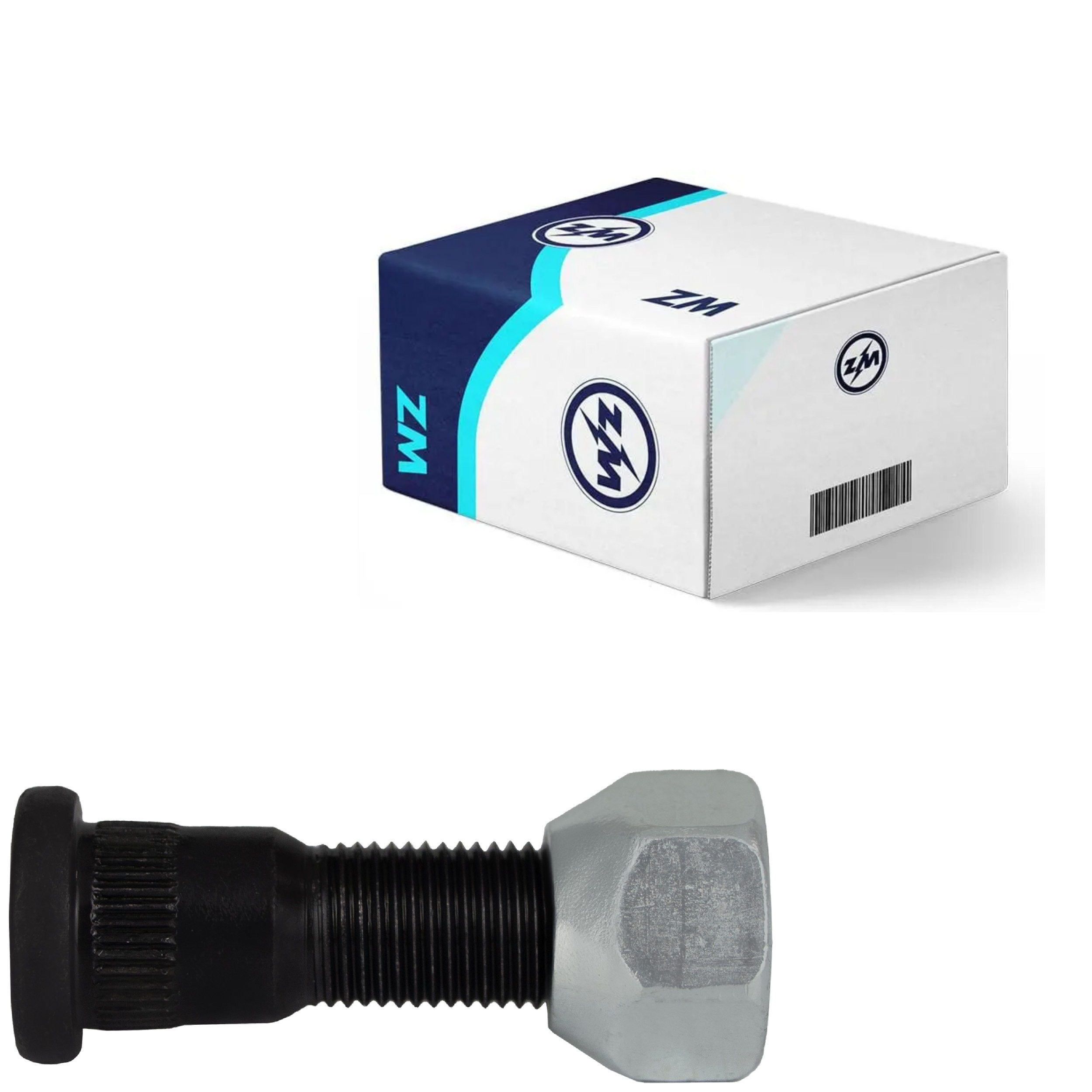 Prisioneiro de Roda com Porca Caixa com 46 Unidades para Ford F-1000 e Ranger - ZM - 40.102.02