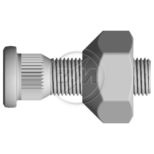 Kit 80 Parafuso Roda 1/2"x44,5/49xCH1.1/16" - ZM - 40.102.32