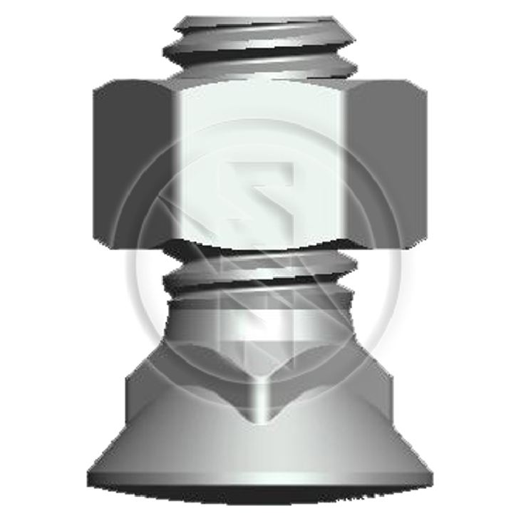 Kit 50 Parafuso para Arados 1/2"-12BSWx1,1/4" - ZM - 4012061