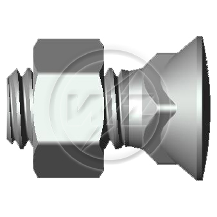Kit 50 Parafuso para Arados 1/2"-12BSWx1,1/4" - ZM - 4012061