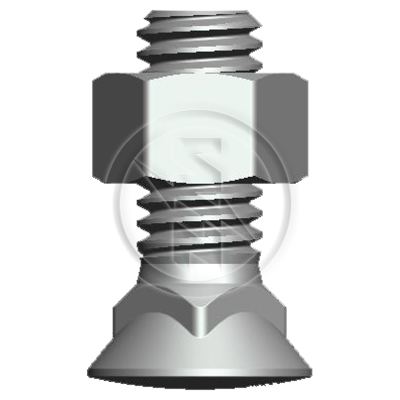 Kit 50 Parafuso para Arados 1/2"-12BSWx1,1/2" - ZM - 4012062