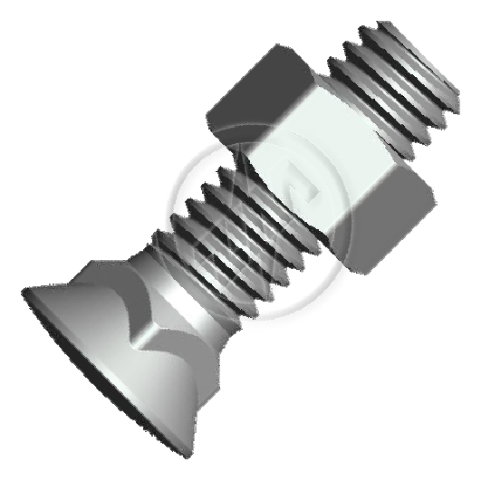 Kit 50 Parafuso para Arados 1/2"-12BSWx1,3/4" - ZM - 4012063