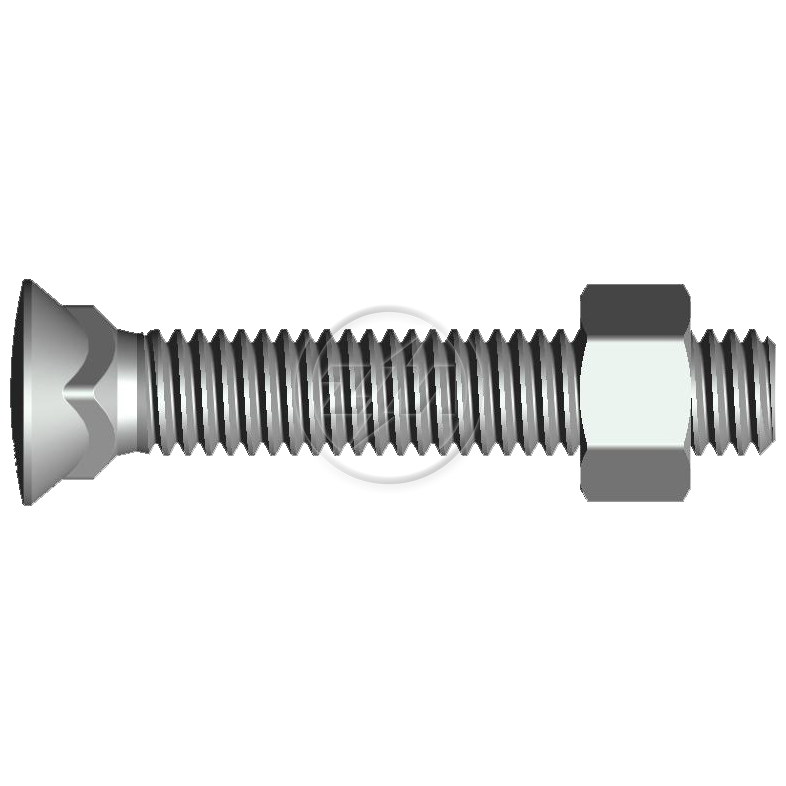 Kit 50 Parafuso para Arados 1/2"-12BSWx3" (2) - ZM - 4012068