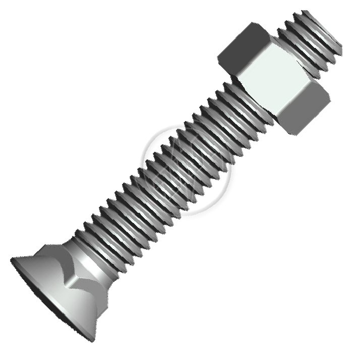 Kit 50 Parafuso para Arados 1/2"-12BSWx3" (2) - ZM - 4012068