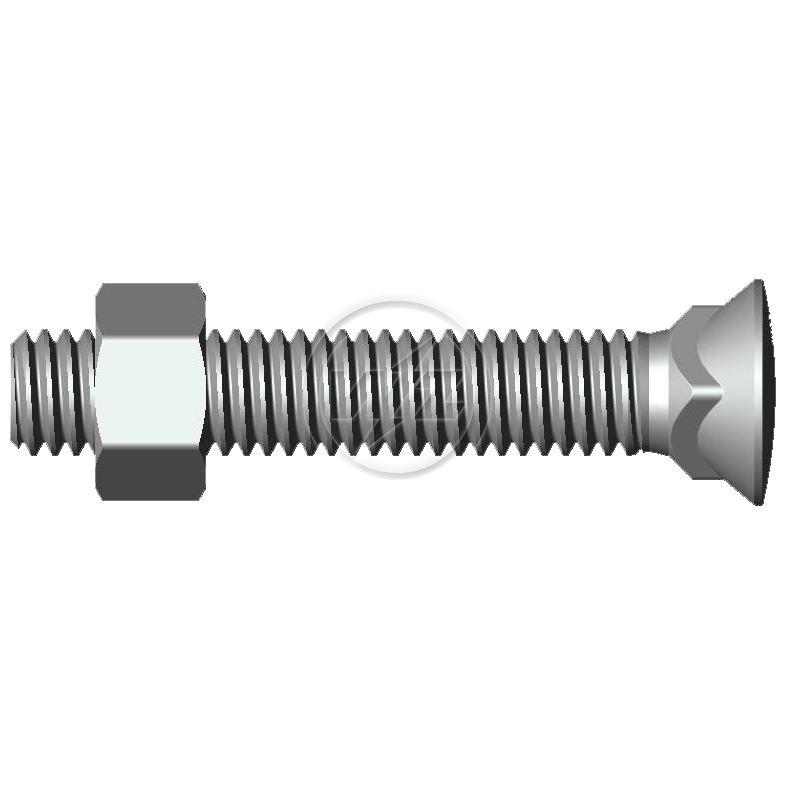 Kit 50 Parafuso para Arados 1/2"-12BSWx3" (2) - ZM - 4012068