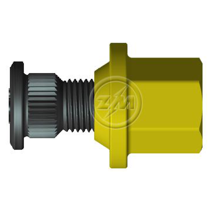 Kit 80 Parafuso Roda M12-1,25x33/36xCH19xH24,5 - ZM - 4021261