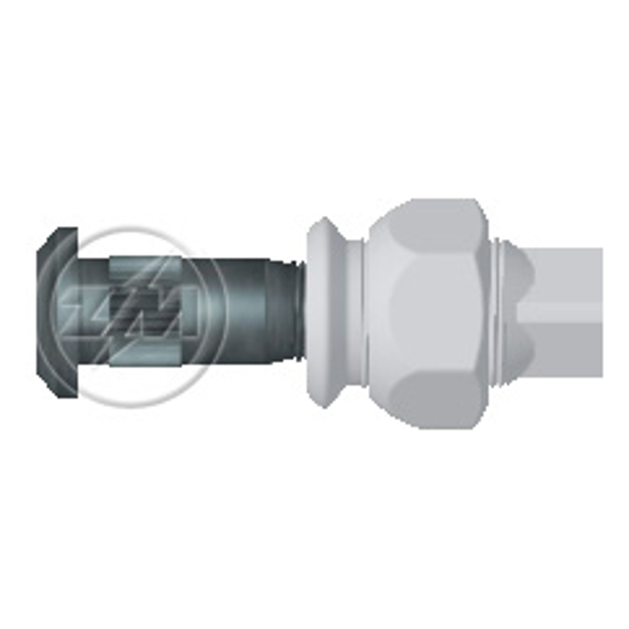 Kit 12 Parafuso Roda 3/4"x70/77,9xH22 Esquerdo - ZM - 4030401