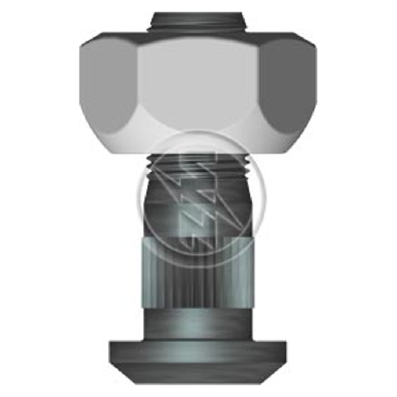 Prisioneiro de Roda com Porca Caixa com 15 Unidades para Chevrolet D-60 - ZM - 40.304.22