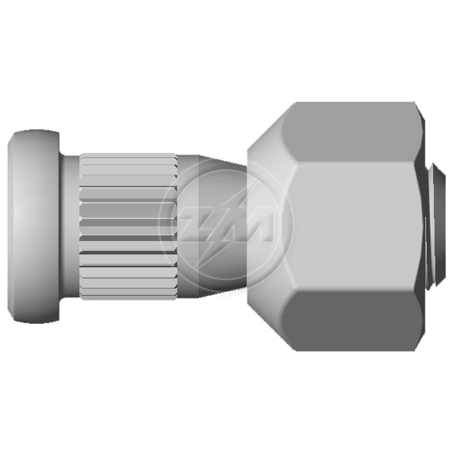 Kit 46 Parafuso Roda 5/8"x47,6/54xCH1.1/16" - ZM - 40.508.33