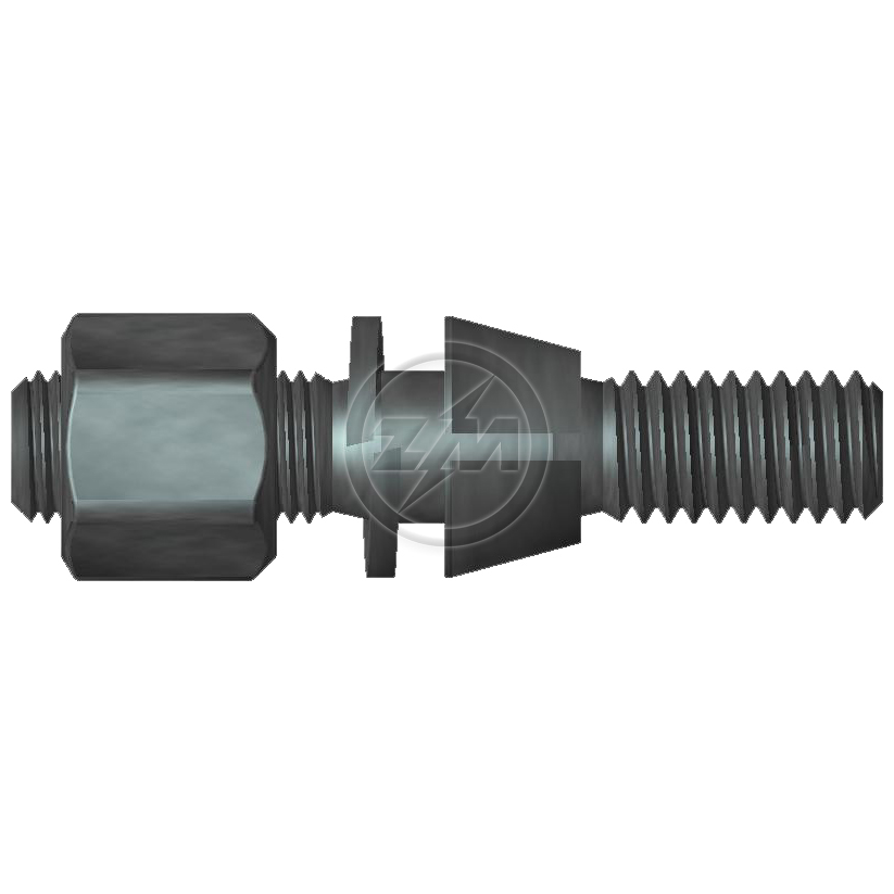 Kit 46 Prisioneiro Roda 7/16"x2,½"xCH11/16" - ZM - 40.716.80
