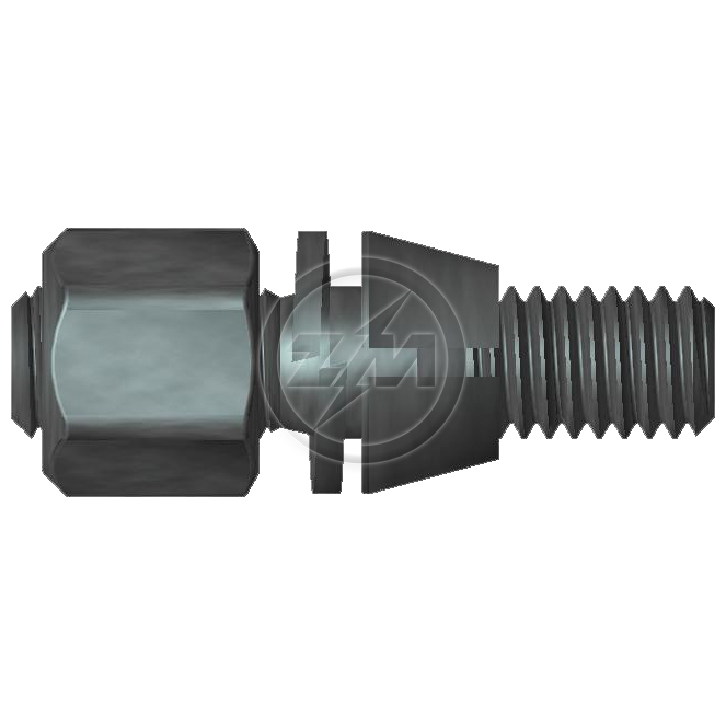 Kit 80 Prisioneiro Roda 7/16"-14UNCx7/16"x2" - ZM - 4071682