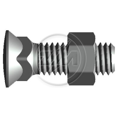 Kit 100 Parafuso Arados 7/16"x 1,1/2"xCH5/8" - ZM - 4076162