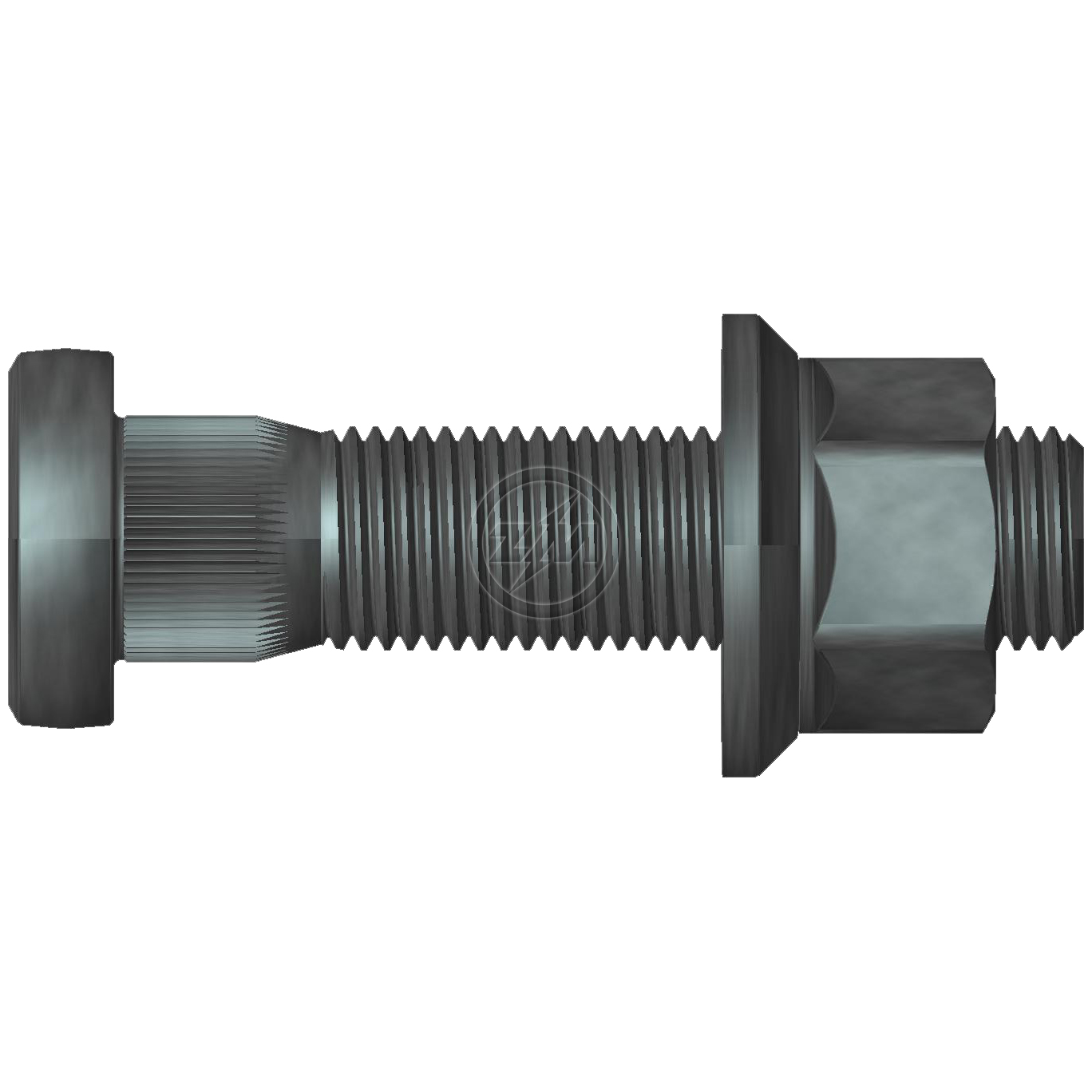 Kit 12 Parafuso Roda 7/8"x96/106,5xCH1.5/16" - ZM - 4078014