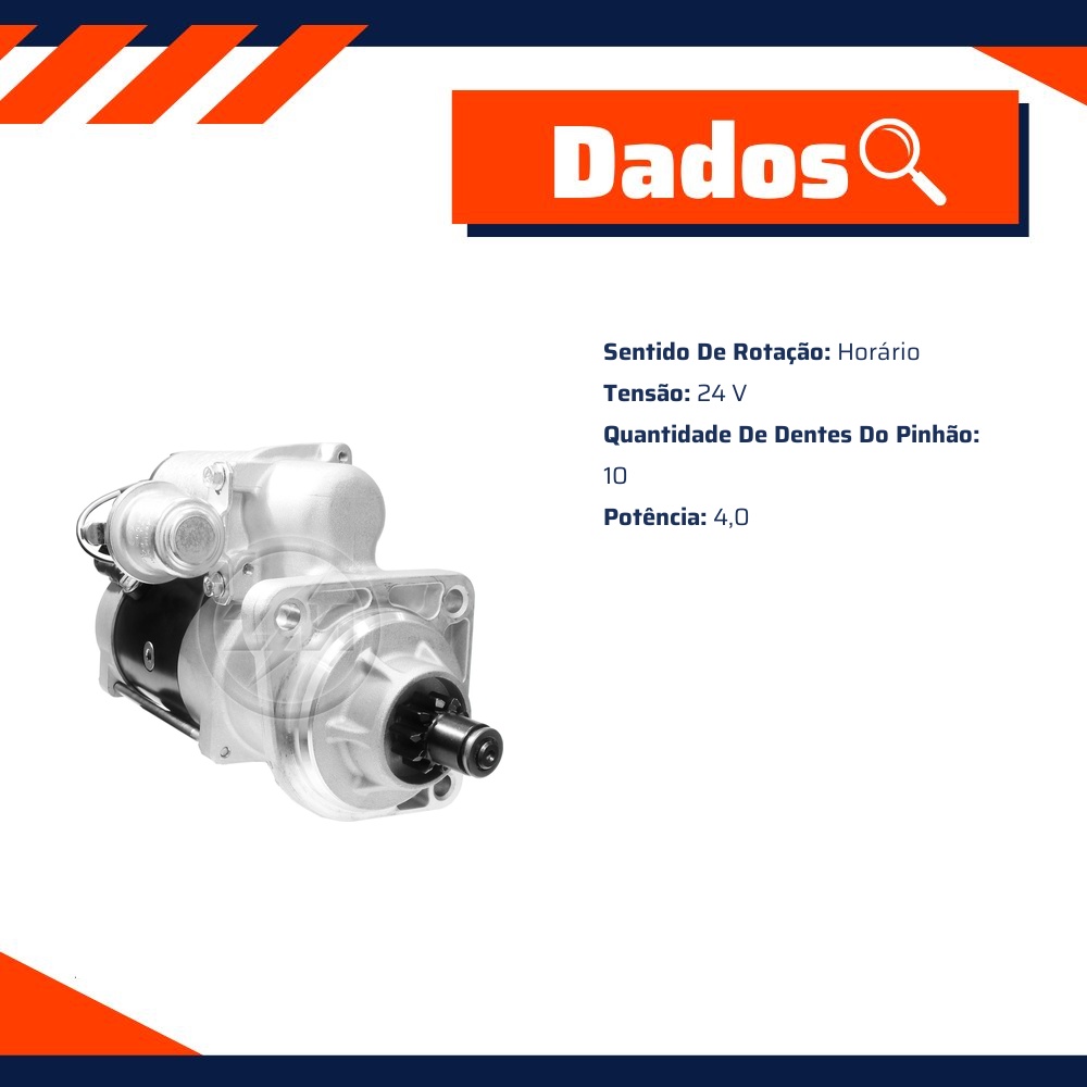 Motor de Partida 29MT 24V - ZM - 80.291.04