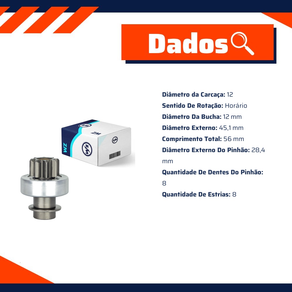 Impulsor de Partida - ZM - 85.391.01