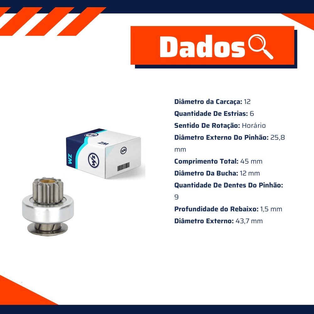 Impulsor de Partida - ZM - 85.860.03