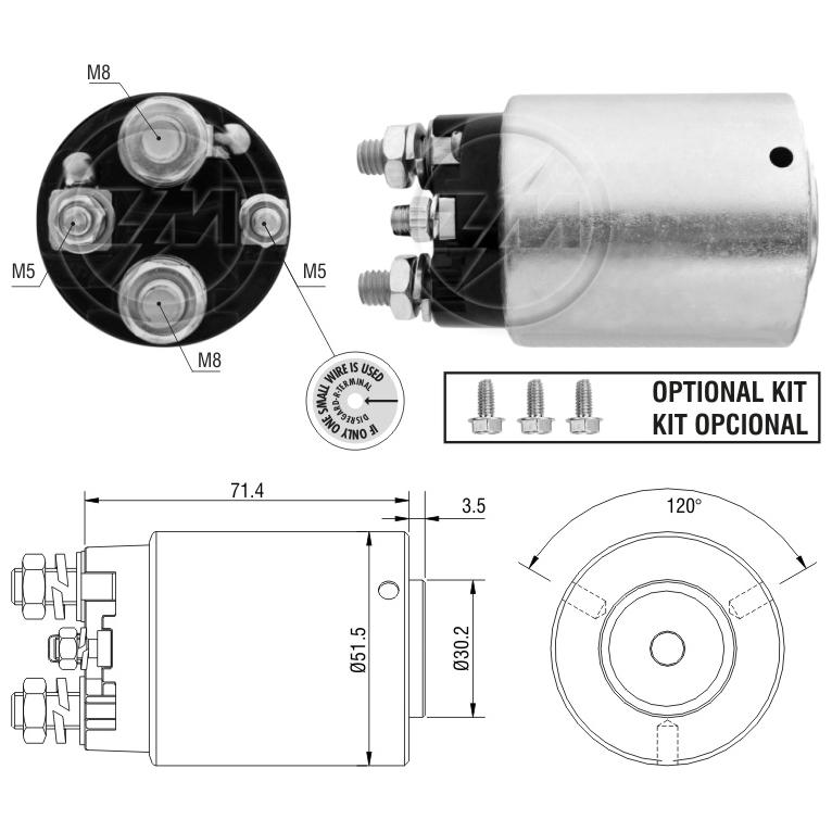Relê Auxiliar de Partida para Chevrolet Camaro - ZM - 862