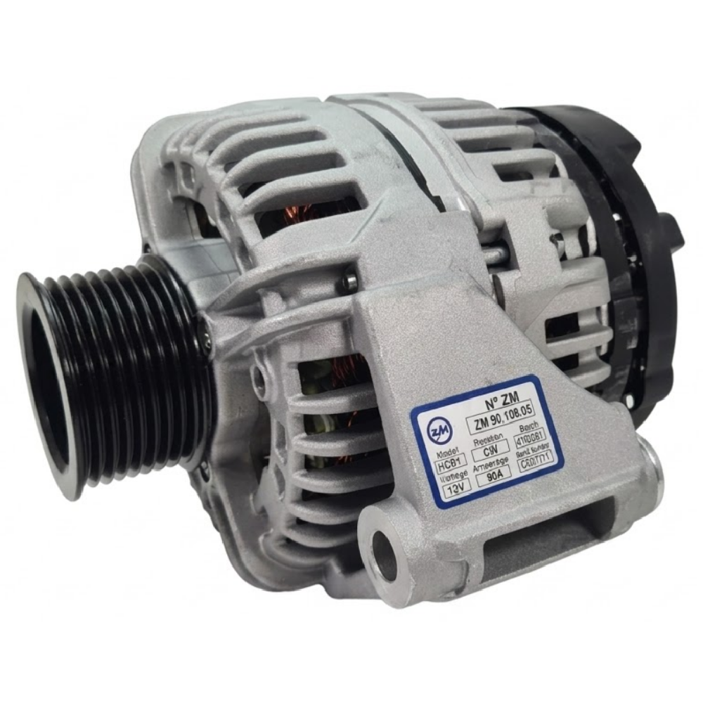 Alternador KCB1 12V 90A - ZM - 90.108.01