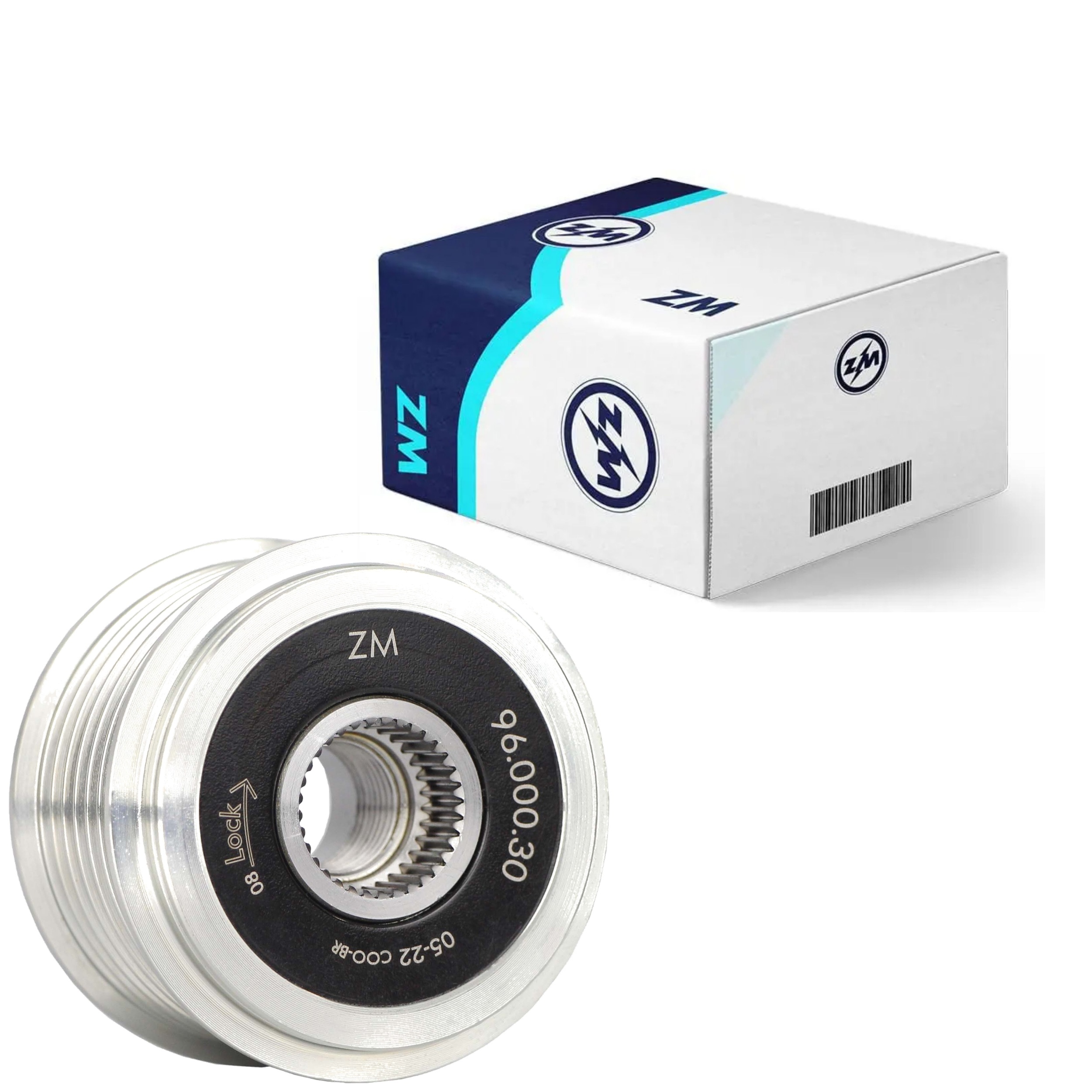 Polia de Roda Livre Oap do Alternador para Porsche Cayenne e Volkswagen Touareg - ZM - 96.000.30