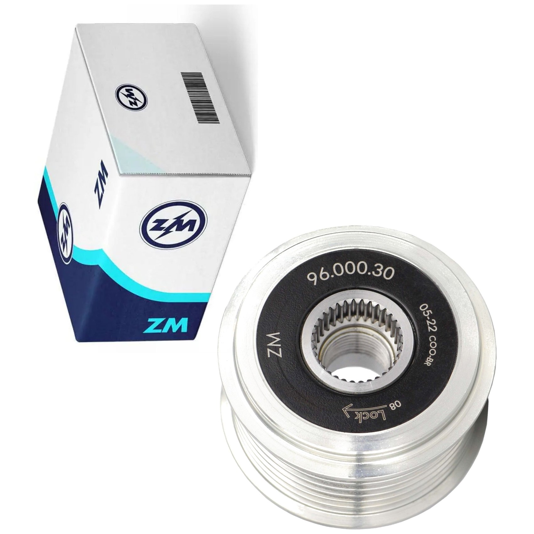 Polia de Roda Livre Oap do Alternador para Porsche Cayenne e Volkswagen Touareg - ZM - 96.000.30