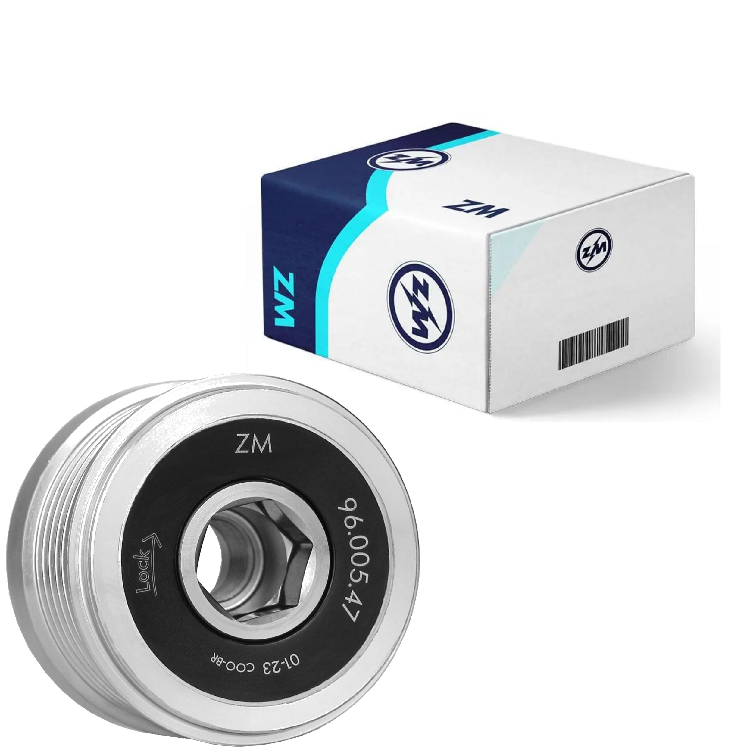 Polia de Roda Livre Oap do Alternador para Jeep Compass e Renegade - ZM - 96.005.47
