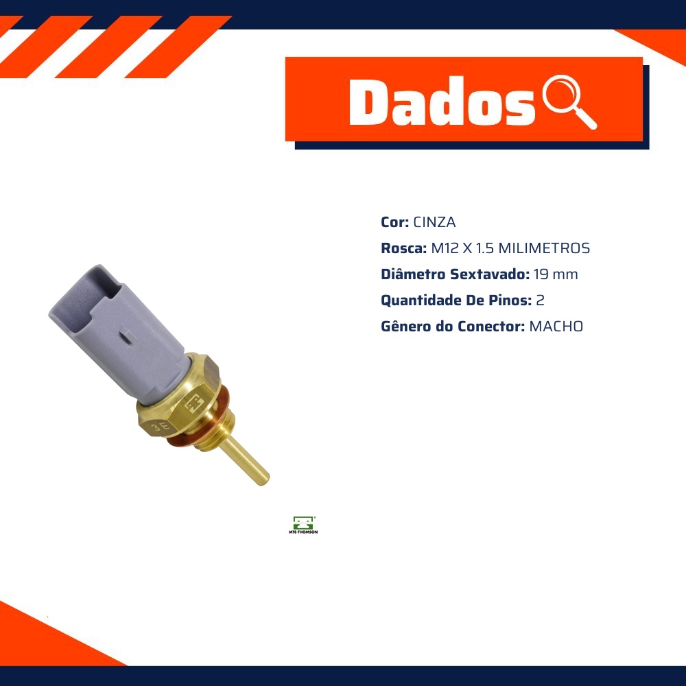 Sensor Temperatura Ar para Nissan Frontier - MTE-THOMSON - 5109