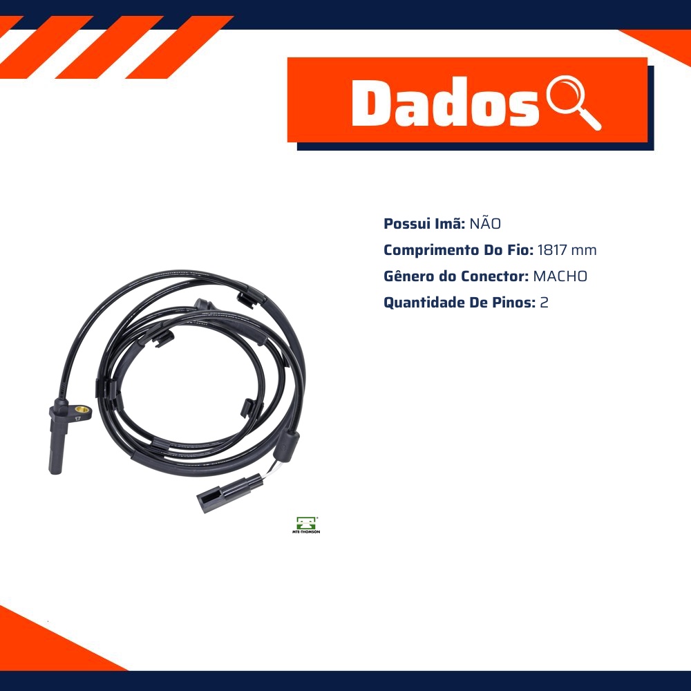 Sensor de Velocidade da Roda ABS para Ford Transit - MTE-THOMSON - 73399
