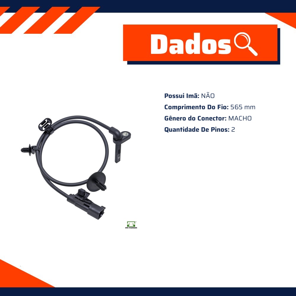 Sensor de Velocidade da Roda ABS para Chevrolet Tracker - MTE-THOMSON - 73440