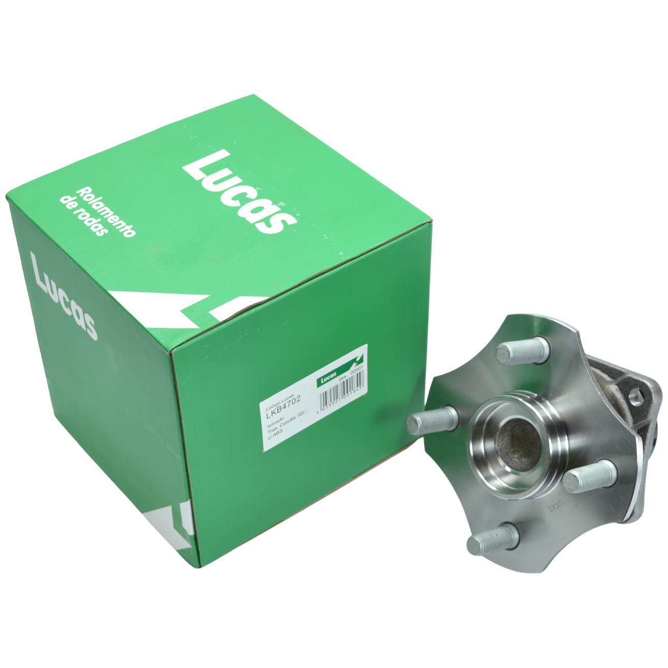 Cubo de Roda com Rolamento para Toyota Corolla e Fielder - Lucas Automotive - LKB4702