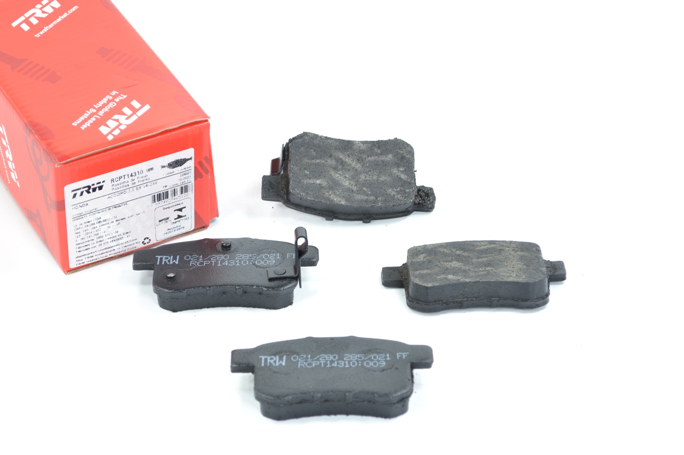 Pastilha de Freio Traseira para Honda Accord e Civic - TRW - RCPT14310