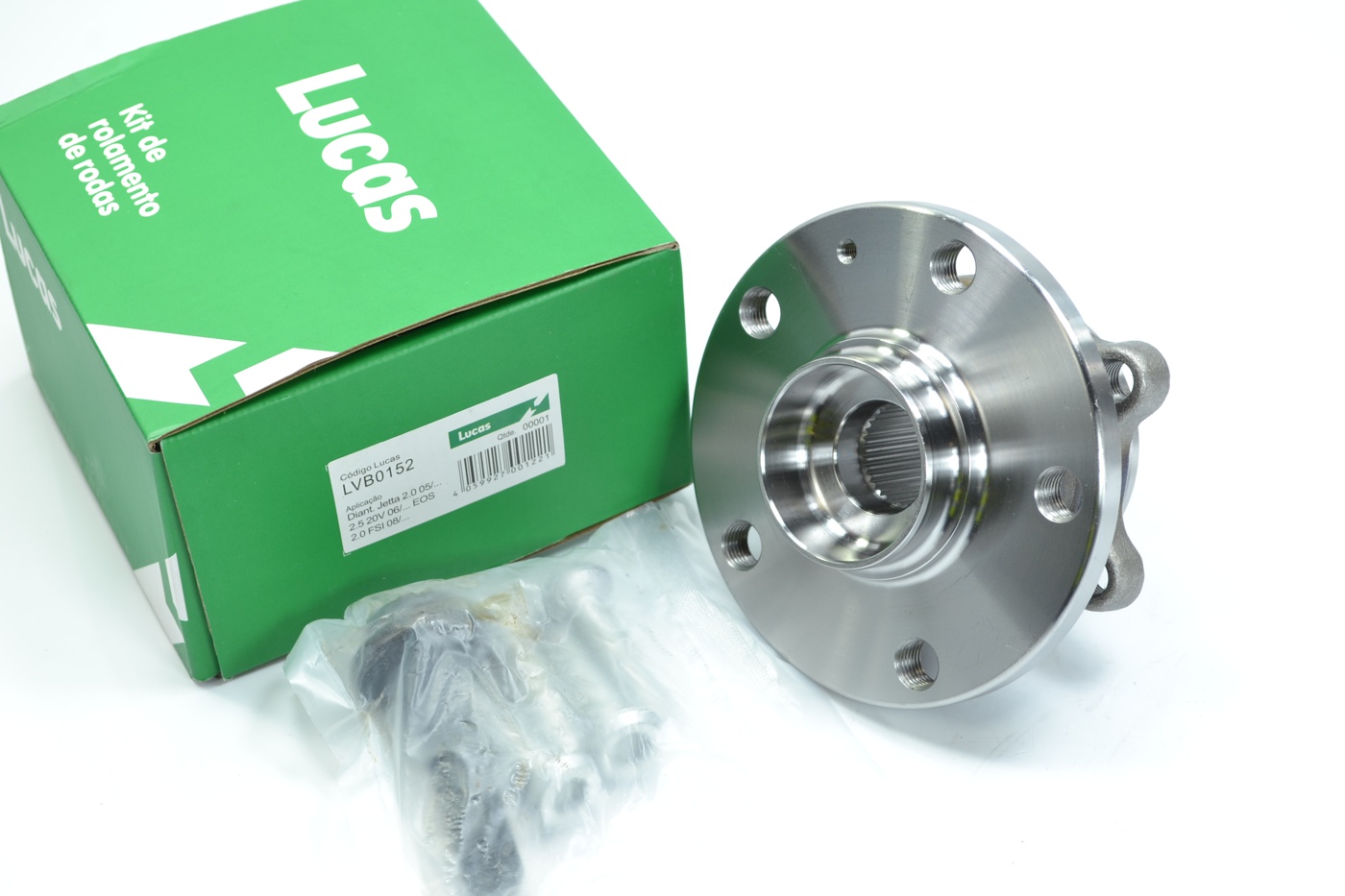 Cubo de Roda com Rolamento - Lucas Automotive - LVB0152