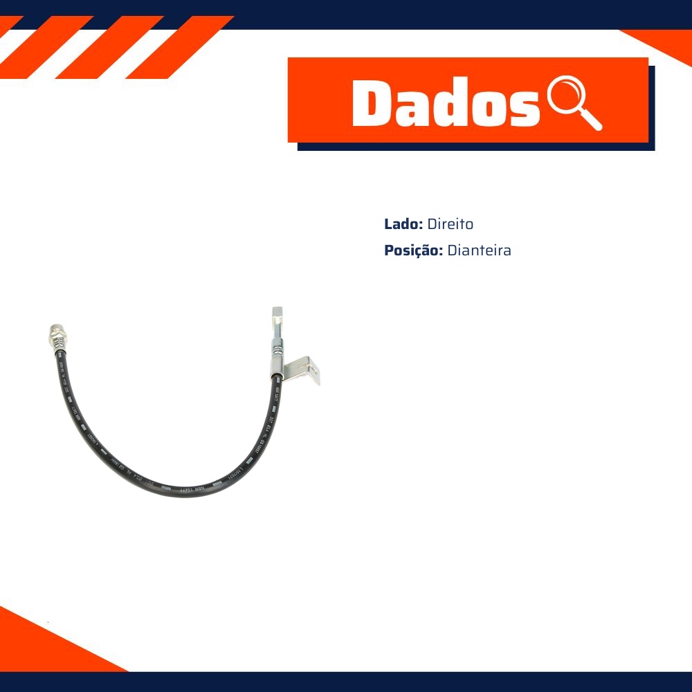 Flexível de Freio Dianteiro Direito TRW RPFX06510