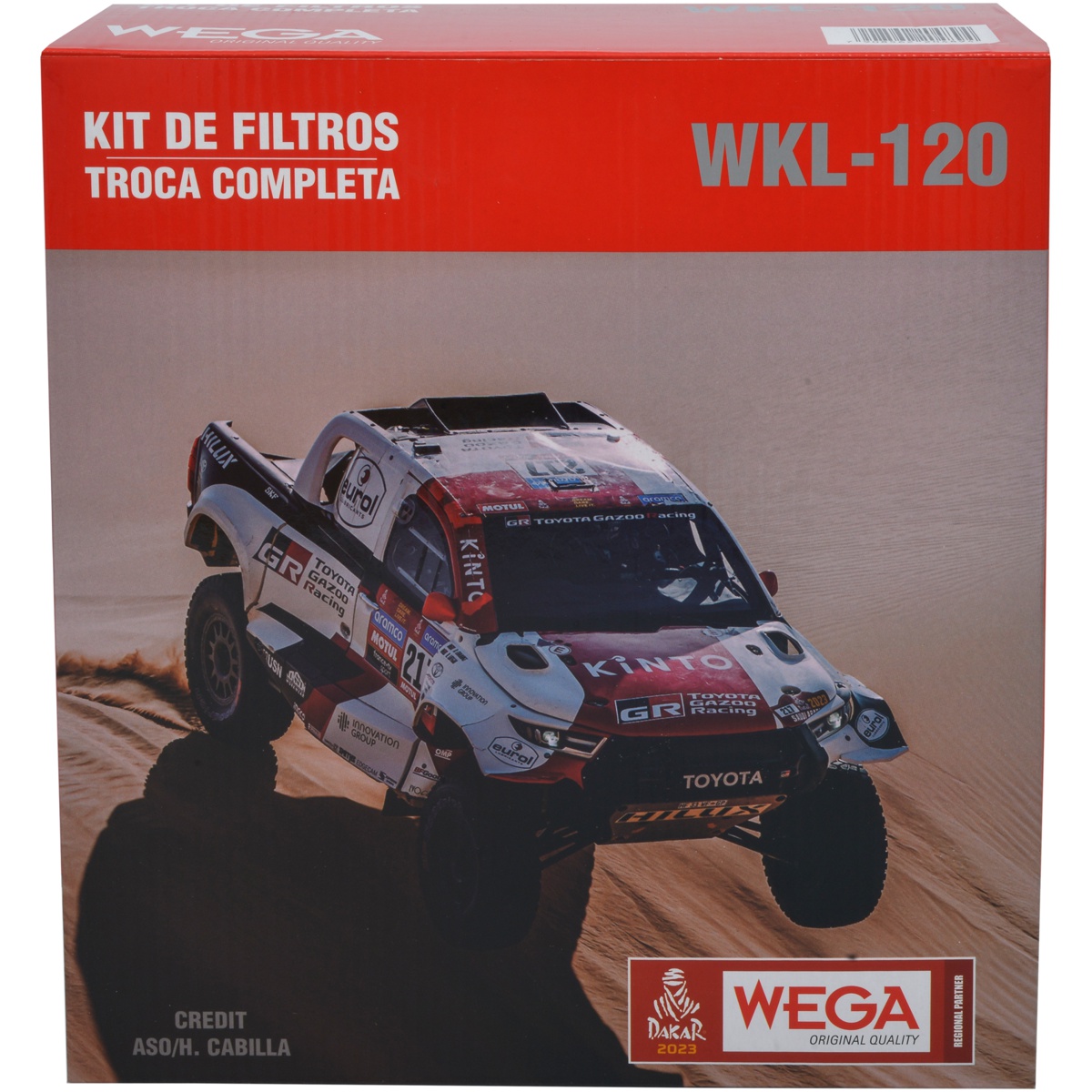 Kit Filtros de Ar Combustível Óleo e Cabine para Fiat Fastback e Pulse - Wega - WKL-120