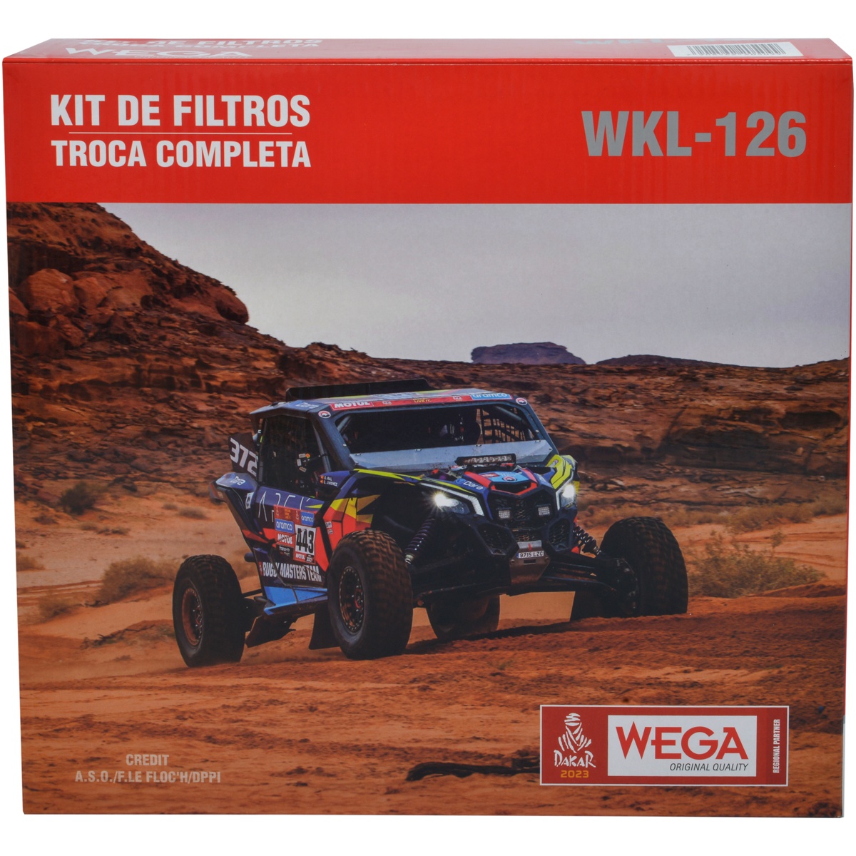 Kit Troca Filtros Ar Óleo Comb Cabine Fiat Idea Palio Week Siena Strada 02/17 - Wega - WKL-126