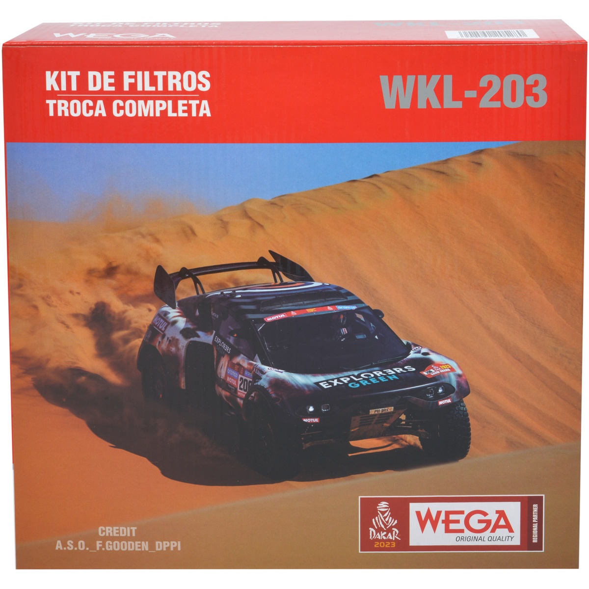 Kit Filtros de Ar Combustível Óleo e Cabine para Honda Civic - Wega - WKL-203