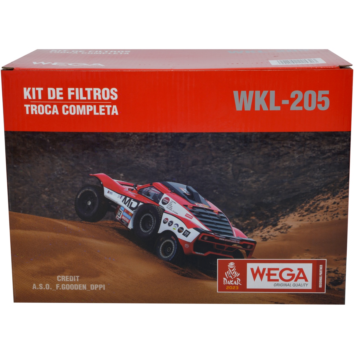 Kit Filtros de Ar Combustível Óleo e Cabine para Honda FIT - Wega - WKL-205