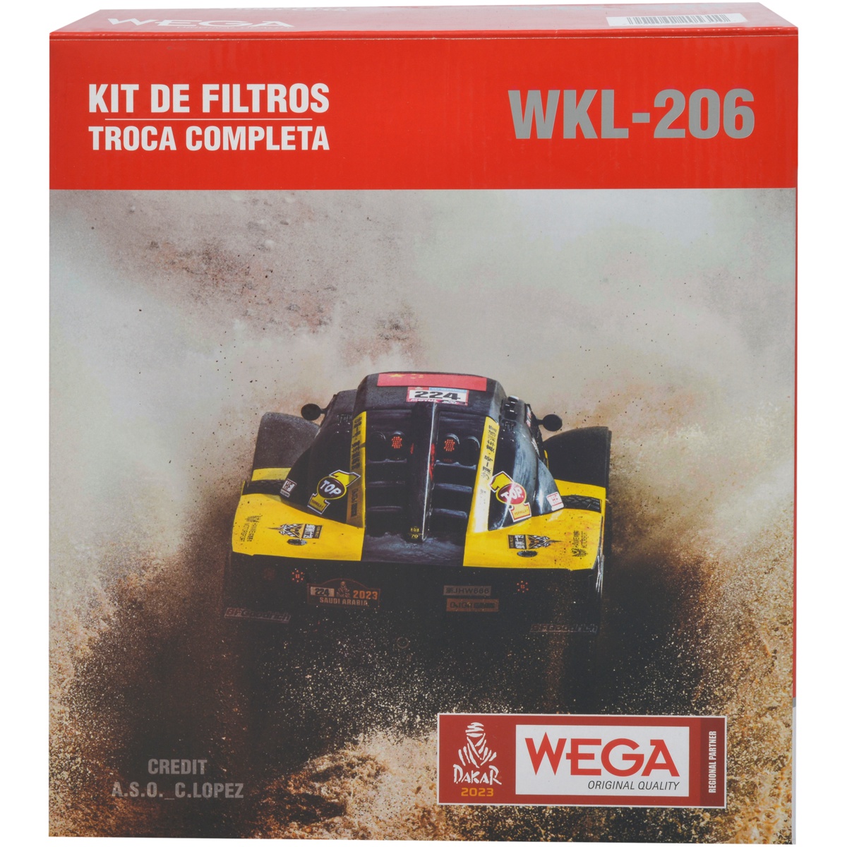 Kit Filtros de Ar Óleo e Cabine para Honda Civic e CR-V - Wega - WKL-206