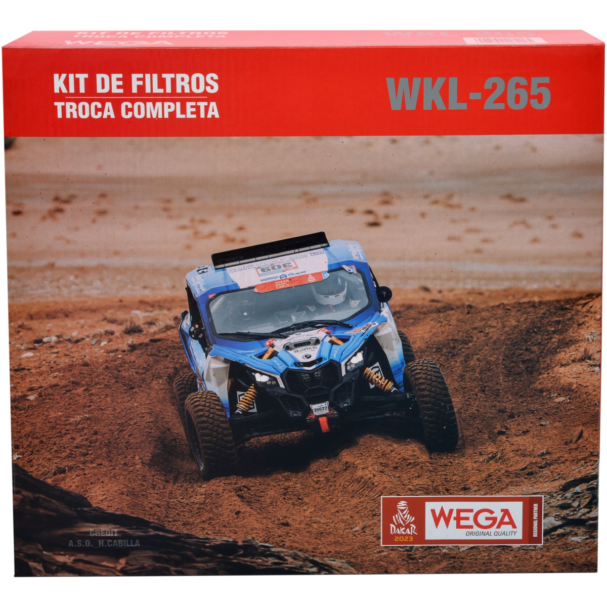Kit Filtros de Ar Combustível Óleo e Cabine para Renault Logan e Sandero - Wega - WKL-265