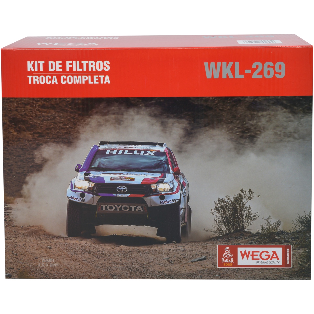 Kit Filtros de Ar Combustível Óleo e Cabine para Renault Captur e Sandero - Wega - WKL-269