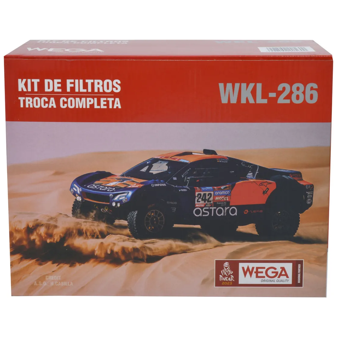 Kit Filtros de Ar Combustível Óleo e Cabine para Toyota Corolla Cross - Wega - WKL-286