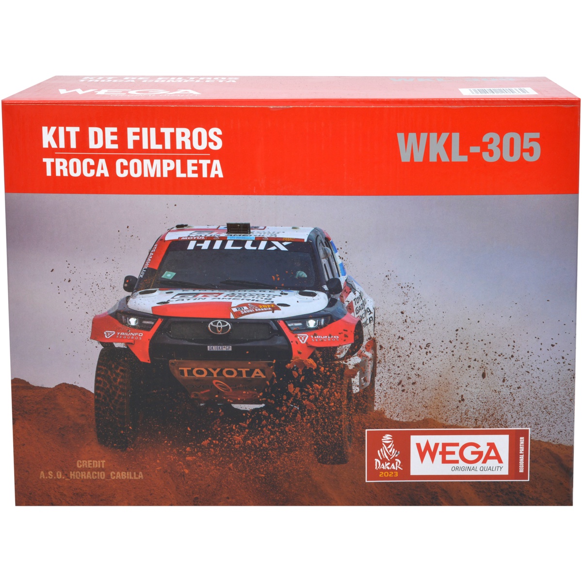 Kit Troca Filtros Ar Óleo Comb Cabine para VW Gol Saveiro Voyage 1.6 8V Flex 16/24 - Wega - WKL-305