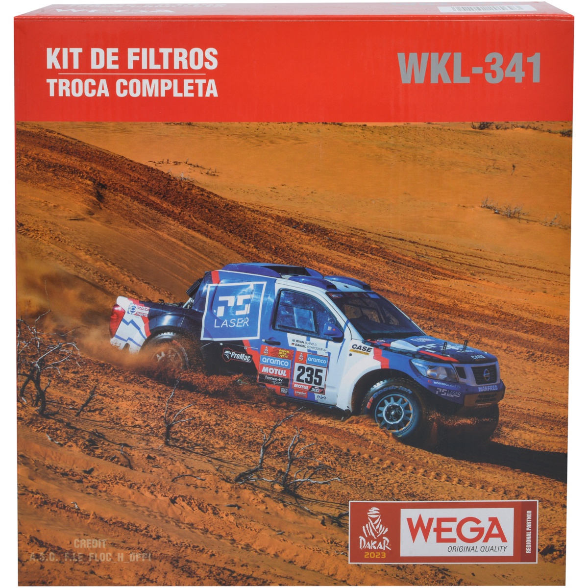 Kit Filtros de Ar Combustível Óleo e Cabine para Chery Tiggo 2 - Wega - WKL-341