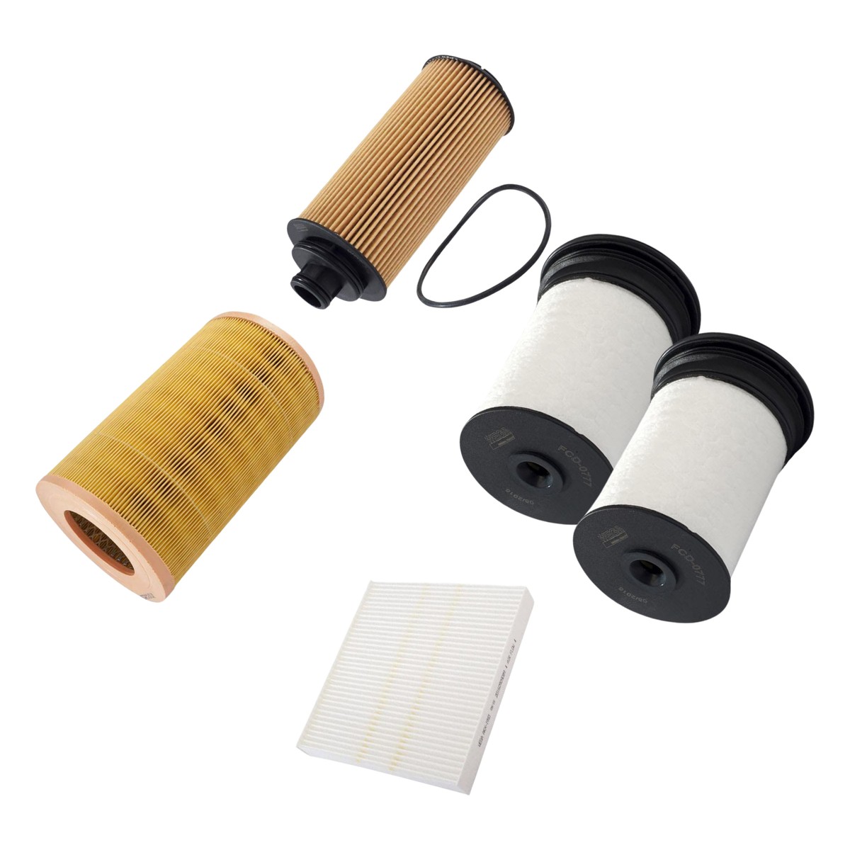 Kit Filtro Ar Comb Óleo Cab GM S10 Trailblazer 2.8 16V Turbo Diesel 200cv 12/24 - Wega - WKU-442