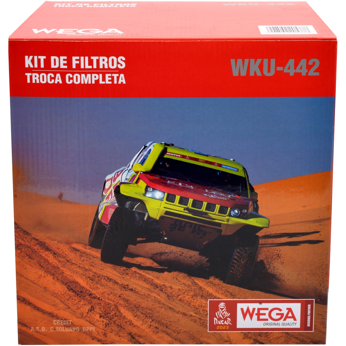 Kit Filtro Ar Comb Óleo Cab GM S10 Trailblazer 2.8 16V Turbo Diesel 200cv 12/24 - Wega - WKU-442