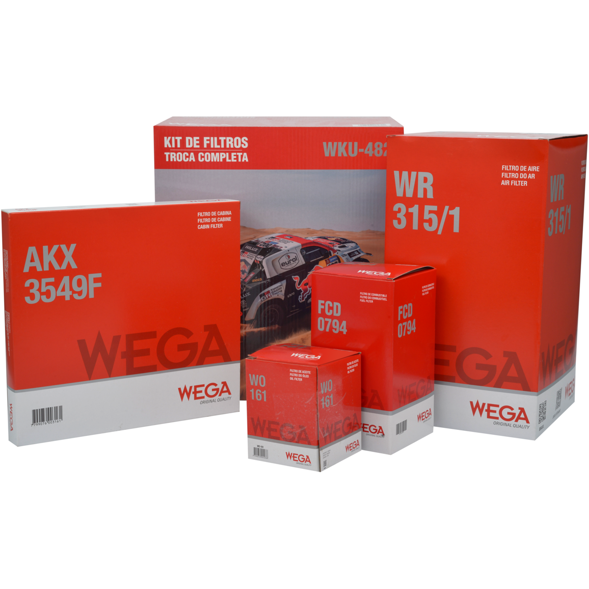 Kit Troca Completa Citroën Jumper Furgão Minibus e Peugeot Boxer Furgão - Wega - WKU-482