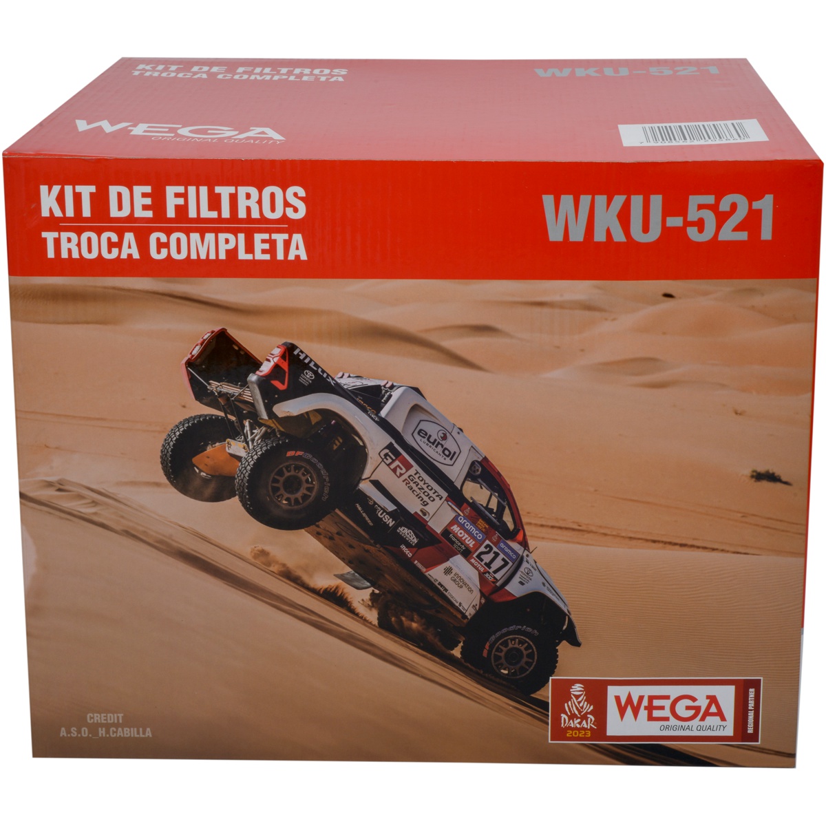 Kit Troca Filtros Ar Óleo Combustível Cabine para VW Amarok 2.0 16V TDI 2015 a 2024 - Wega - WKU-521